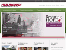 Tablet Screenshot of healthsouthpuertorico.com